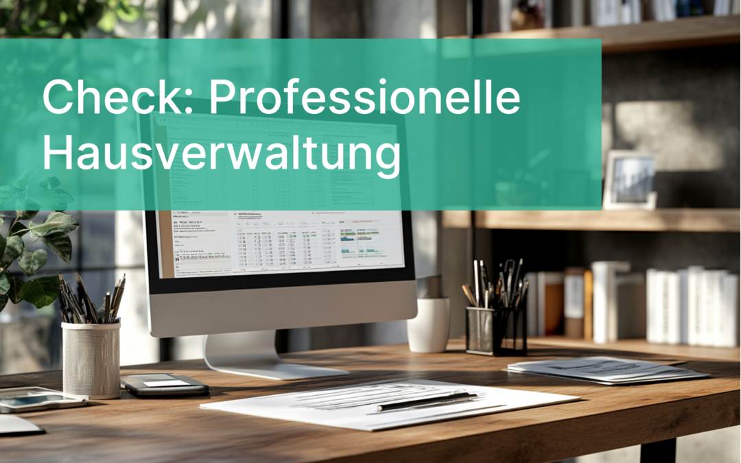 Checkliste für Eigentümer: So identifizieren Sie eine professionelle Hausverwaltung