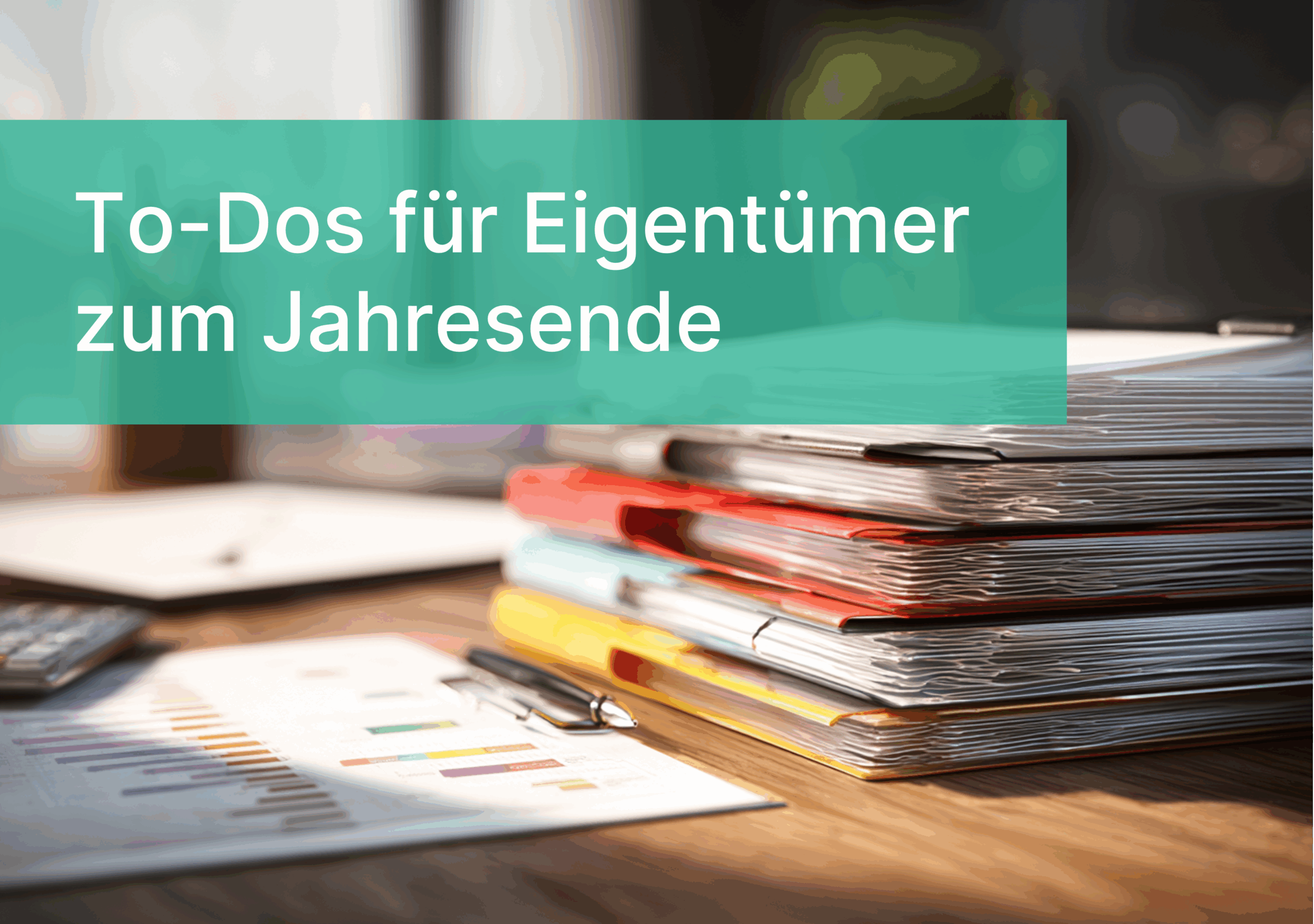 Jahresende für Eigentümer: Die wichtigsten Aufgaben & Planungen für 2026