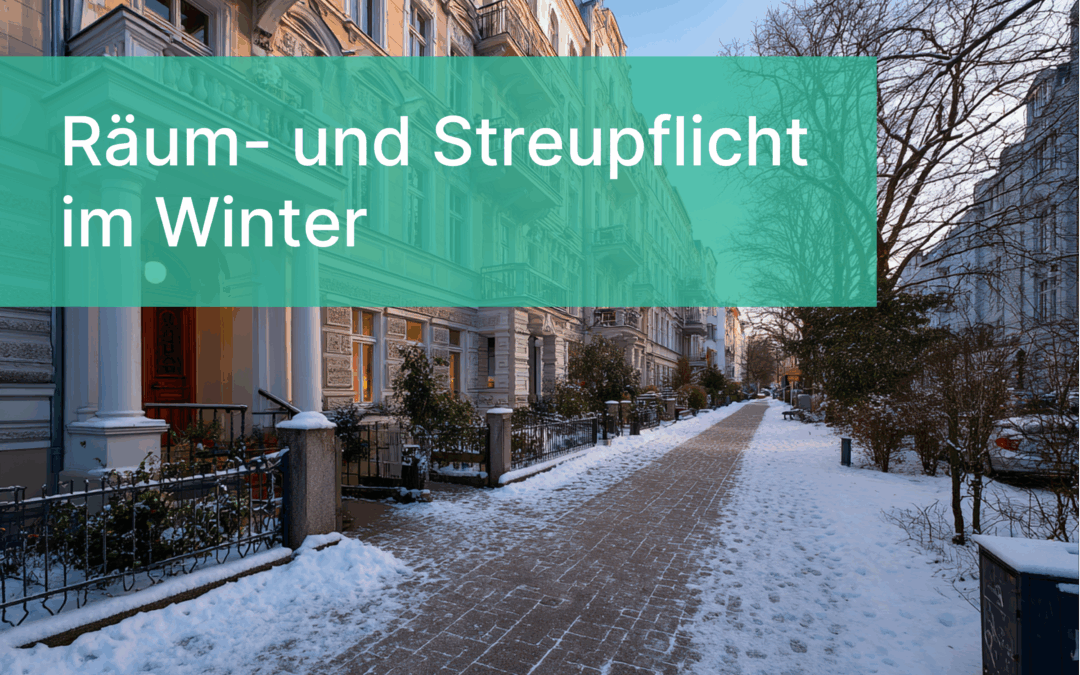 Räum- und Streupflicht im Winter: Was Eigentümer unbedingt wissen sollten