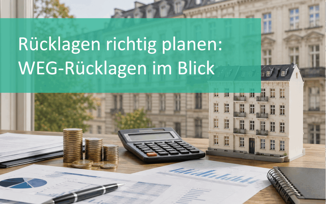 Rücklagen richtig planen: Wie viel eine WEG zurücklegen sollte